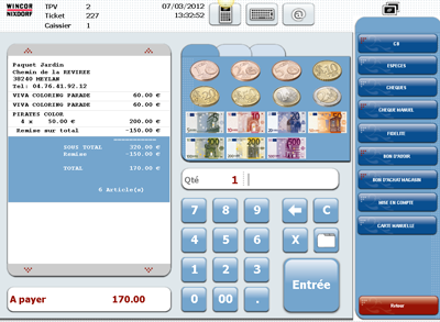 Interface d'encaissement tp.net_paiement