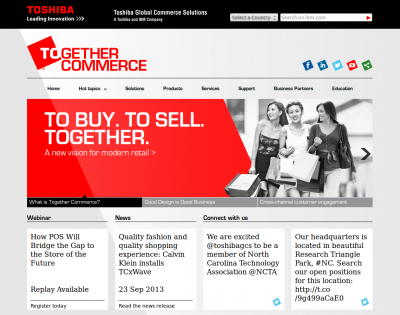 Toshiba Global Commerce Solutions lance un nouveau TPV, article du Blog Retail JLR