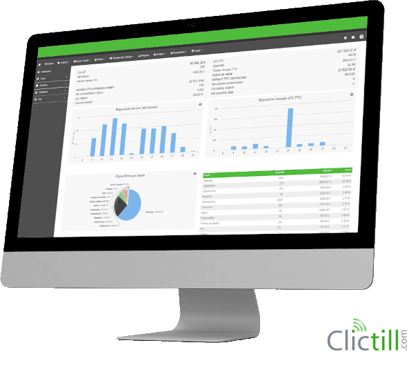 Clictill : the online cash register for retail professionals !